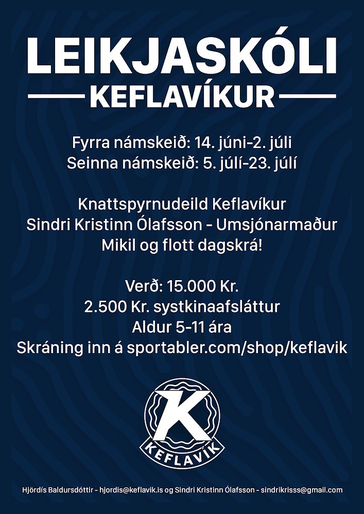 Íþrótta- og leikjaskóli Keflavíkur kynnir !