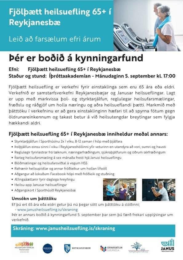 Fjölþætting heilsuefling 65 + 