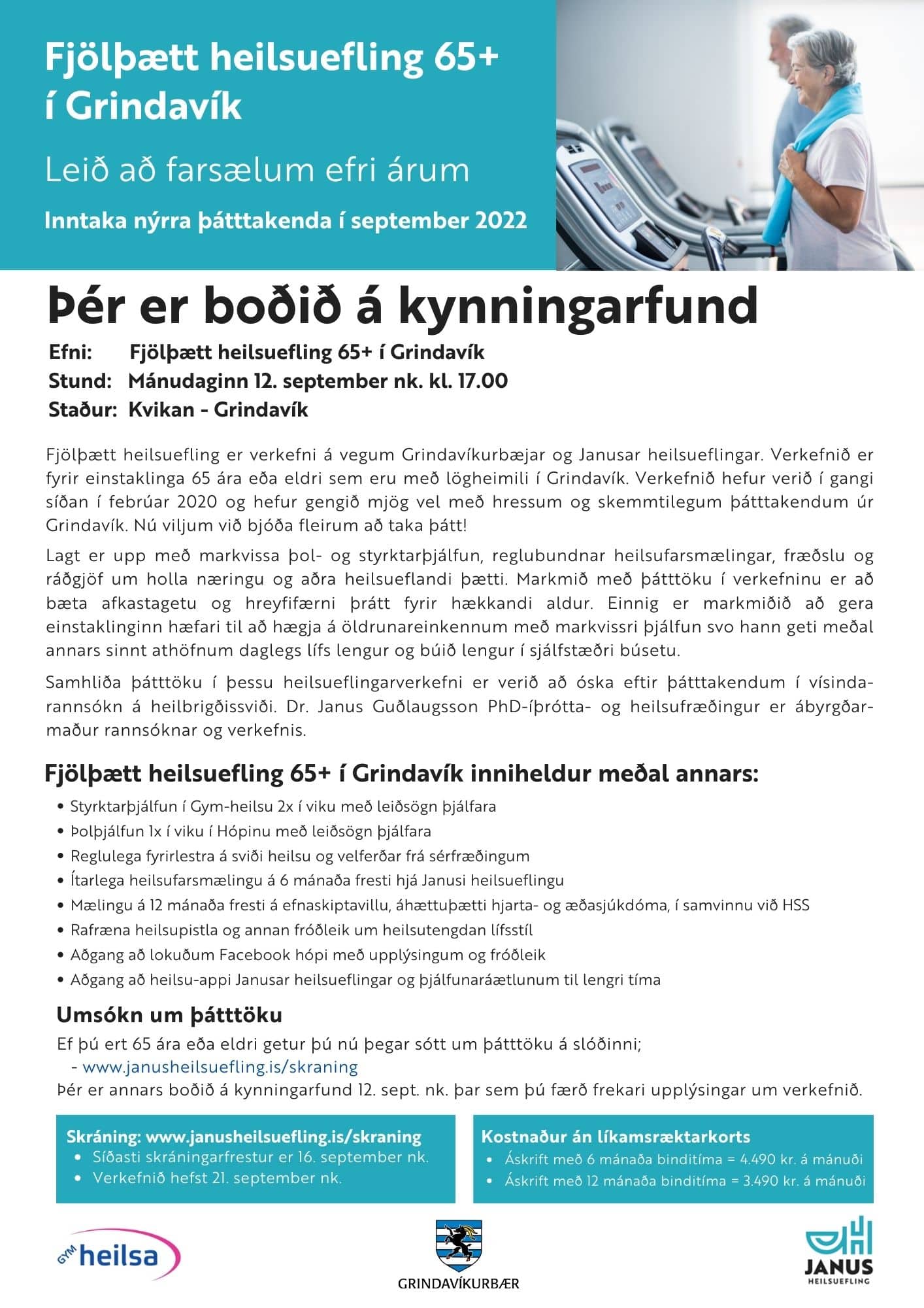 Fjölþætt heilsuefling 65 +