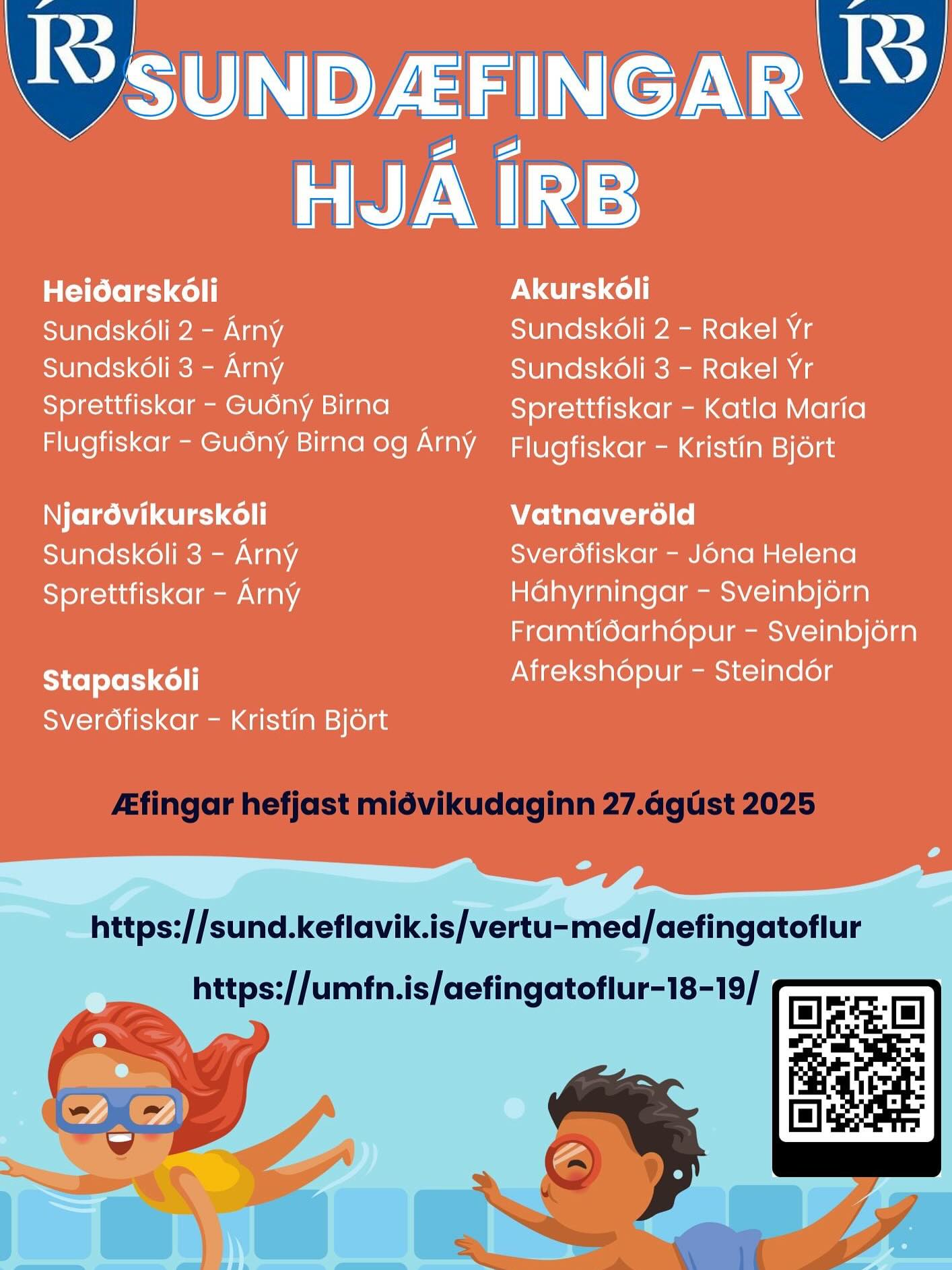 Sundráð ÍRB kynnir !