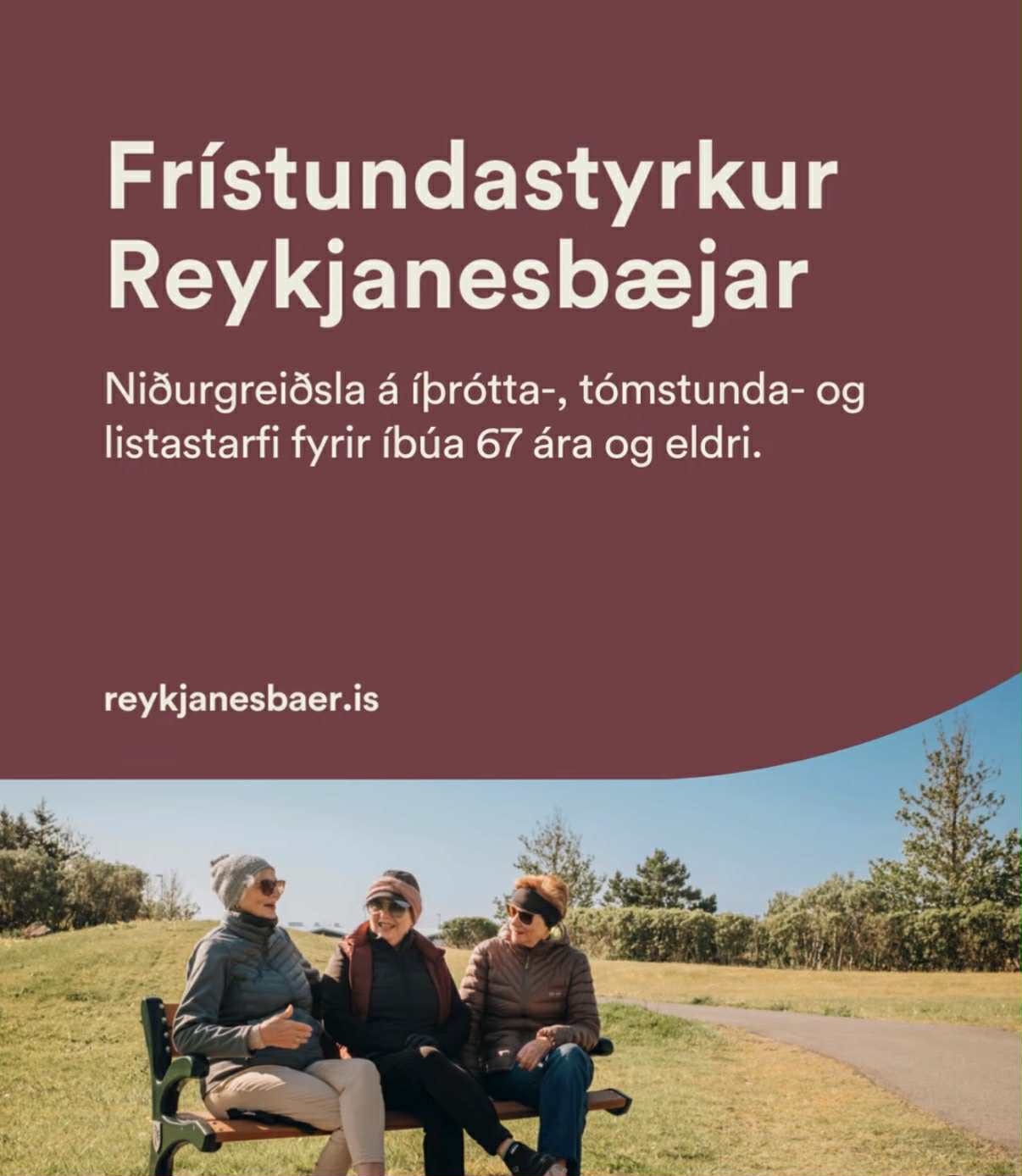 Frístundastyrkur 67 ára og eldri !