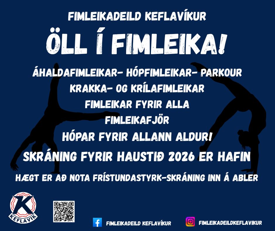 Fimleikadeild Keflavíkur – öll í fimleika!