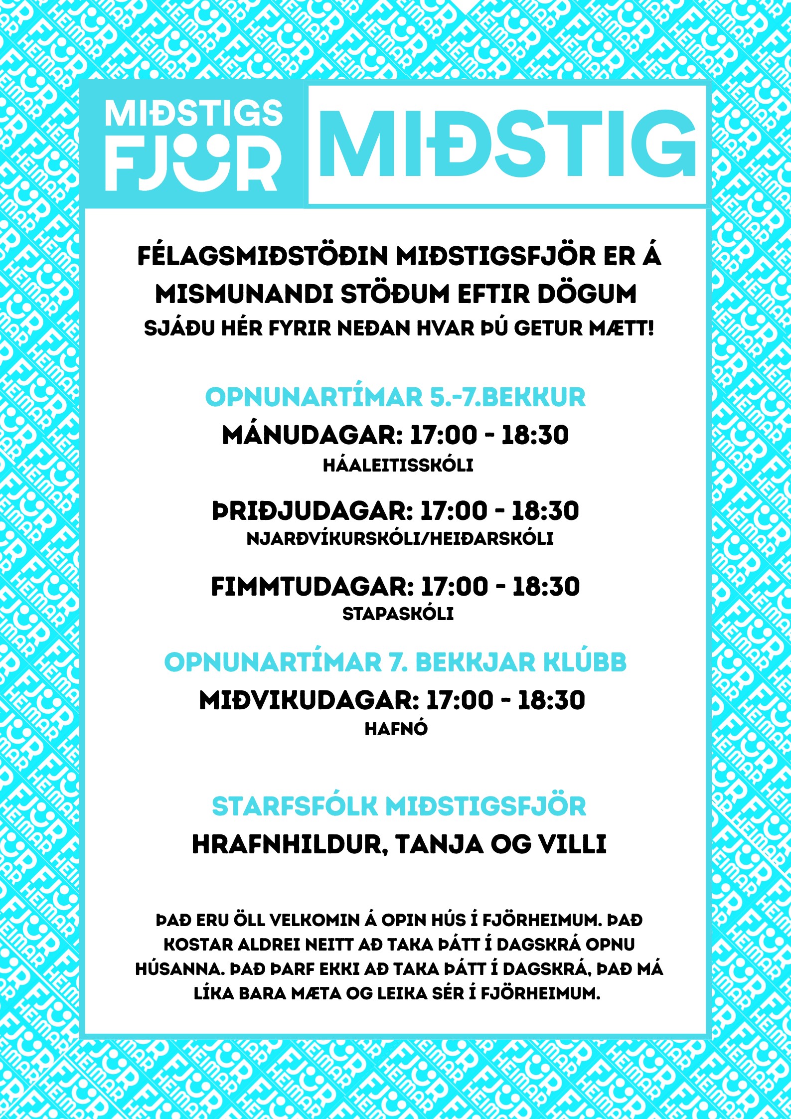 Félagsmiðstöðvar í Reykjanesbæ