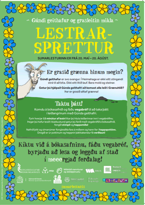 Sumarlestur á Bókasafni Suðurnesjabæjar