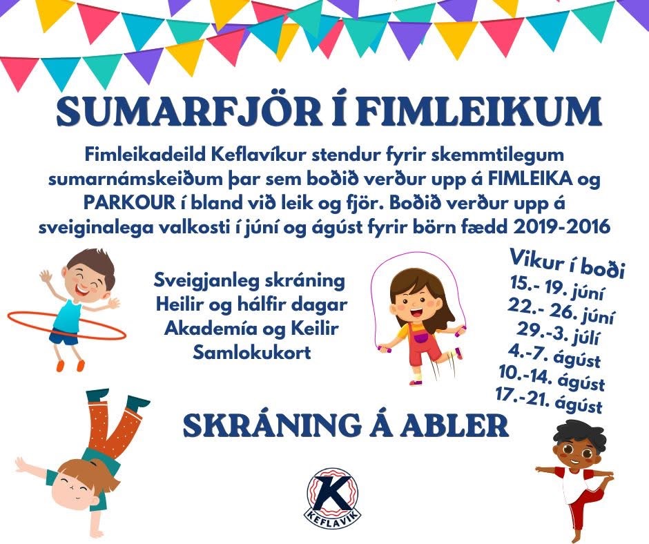Sumarfjör í fimleikaakademíunni 2026 