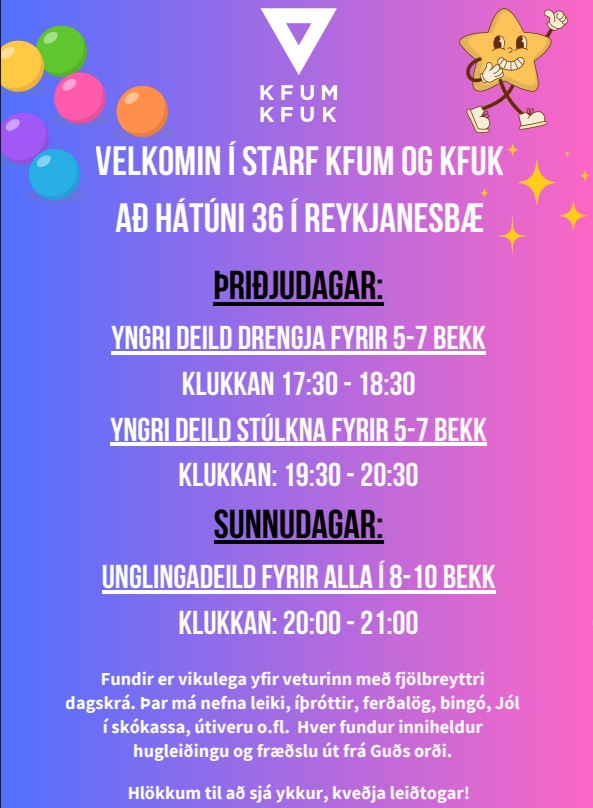 KFUM og KFUK kynnir !