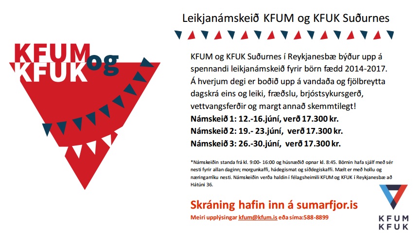 Leikjanámskeið KFUM og KFUK