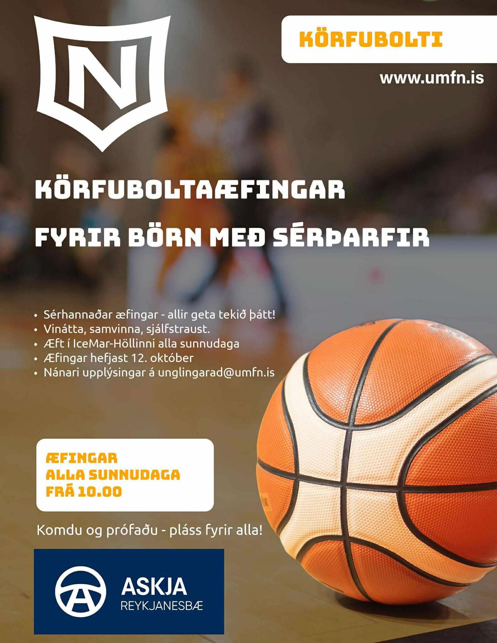 Körfuboltaæfingar fyrir börn með sérþarfir !