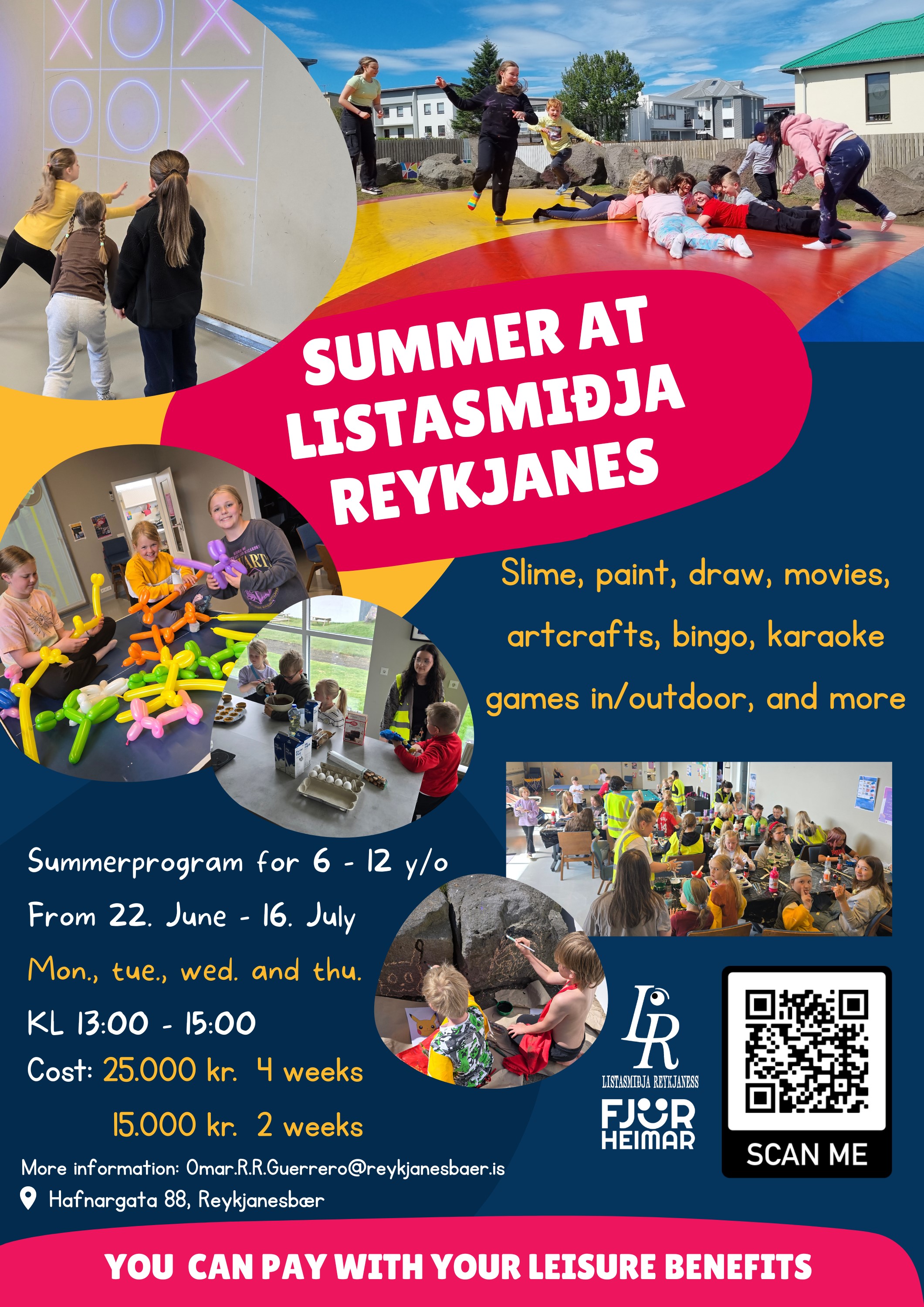 Sumarfjör Listasmiðjunnar 2026 