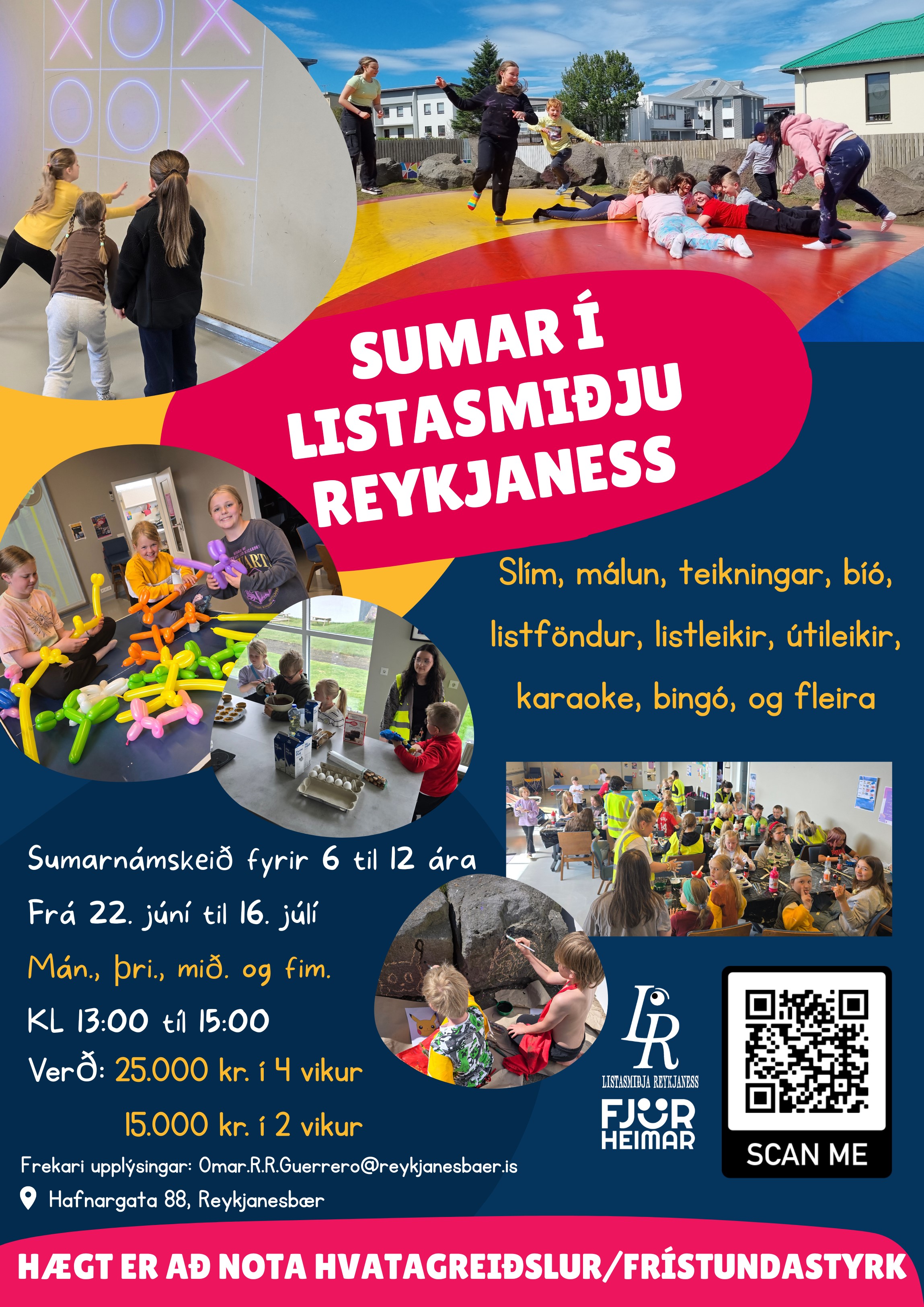 Sumarfjör Listasmiðjunnar 2026 