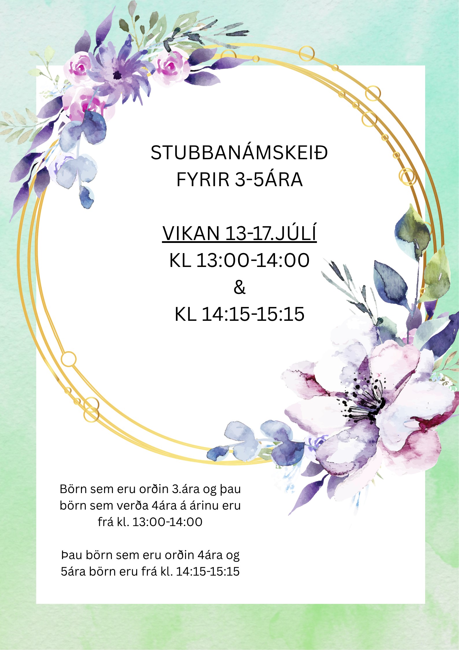 Reiðskóli Mána sumarið 2026