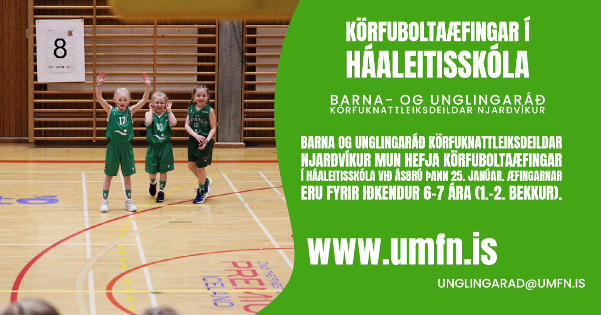 Körfuboltaæfingar UMFN á Ásbrú fyrir 6 - 7 ára börn !