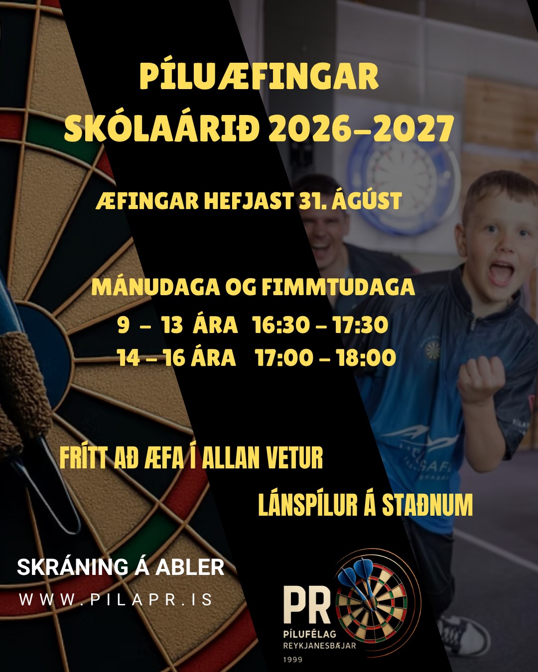 Pílufélag Reykjanesbæjar kynnir 
