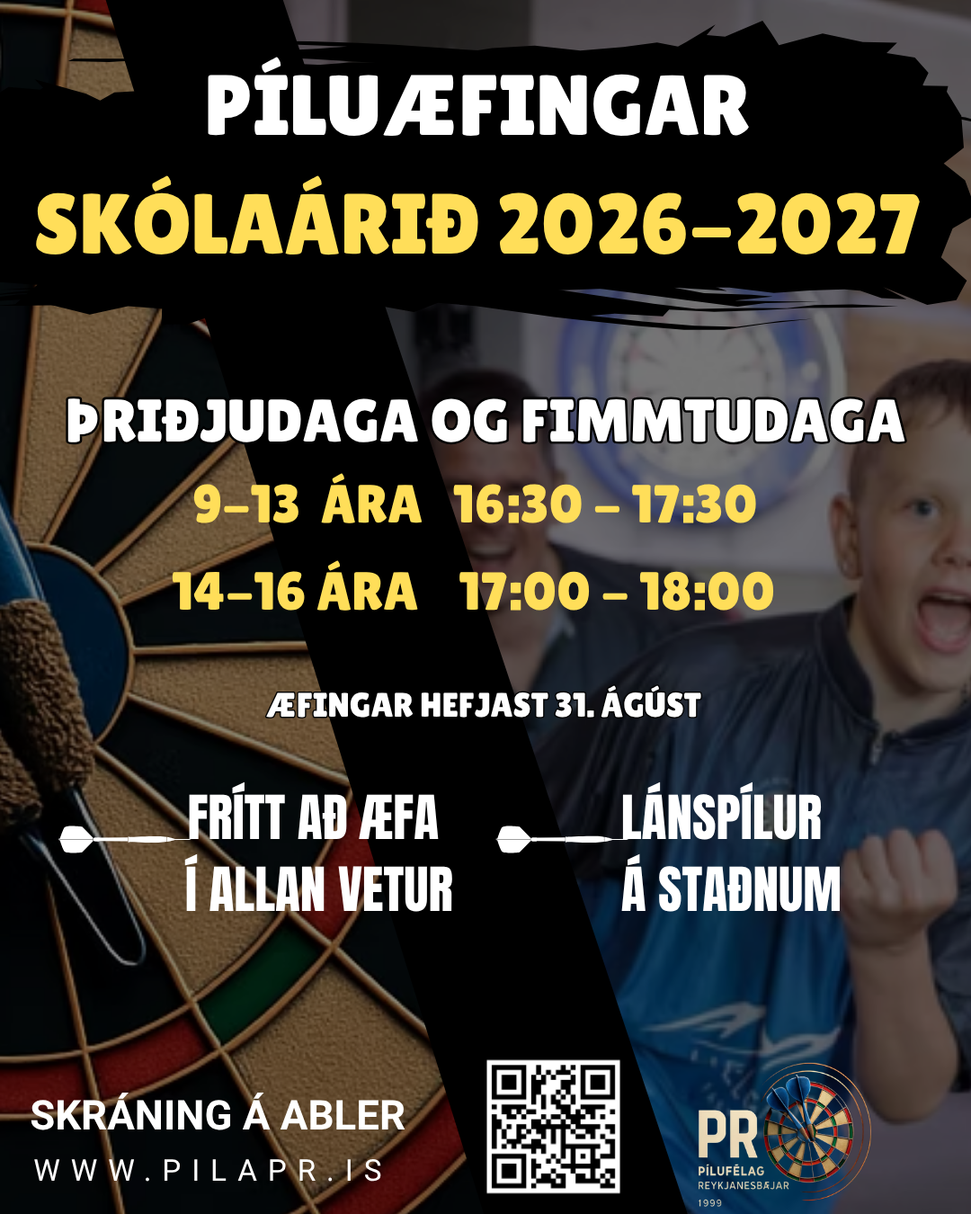 Pílufélag Reykjanesbæjar kynnir !