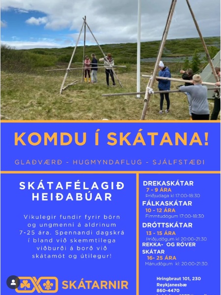 Skátafélagið Heiðabúar kynnir !