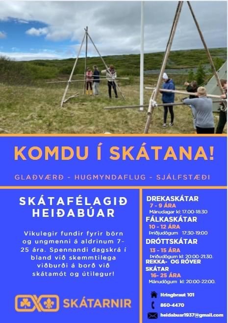 Skátafélagið Heiðabúa kynna !