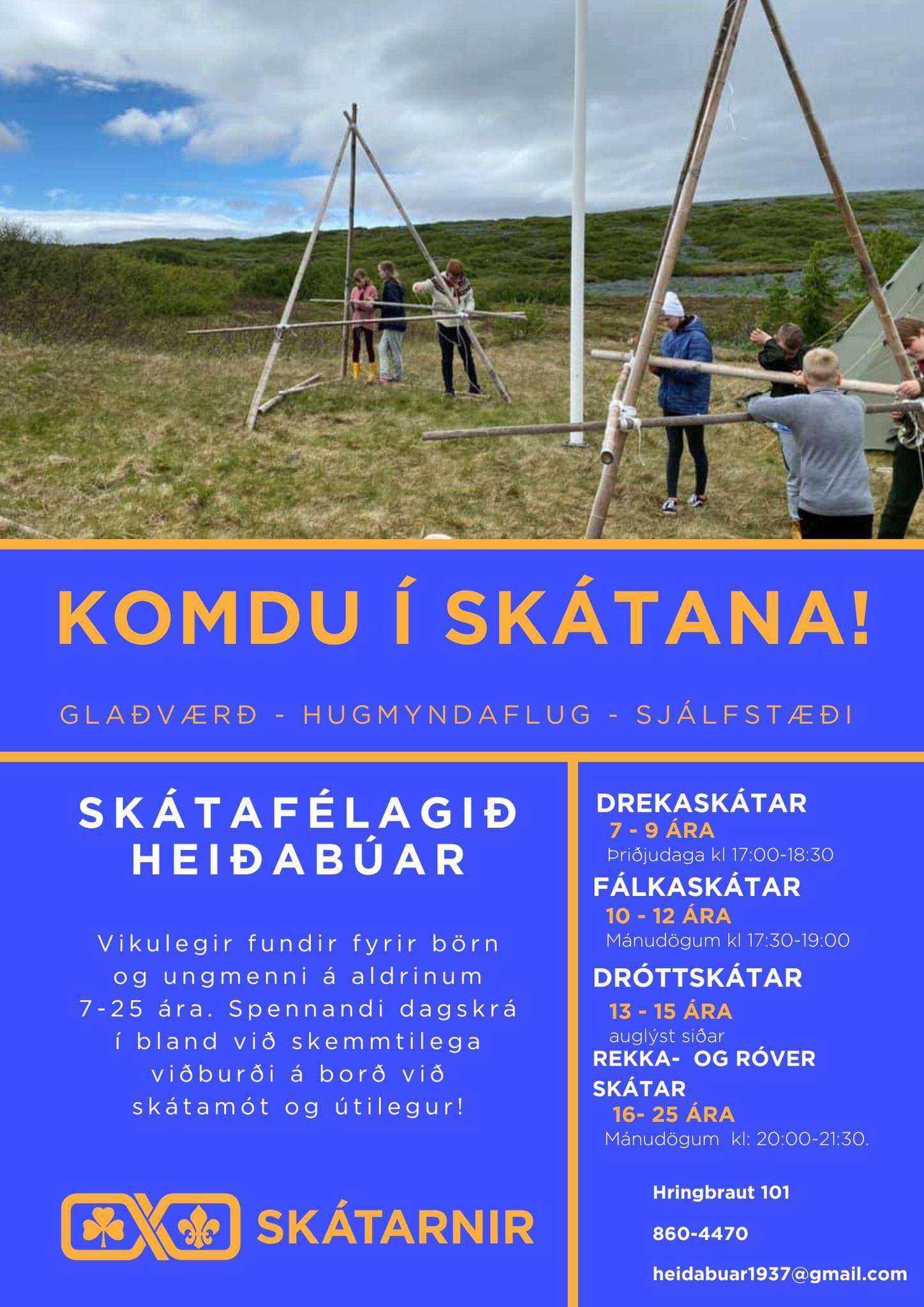 Komdu í Skátana !