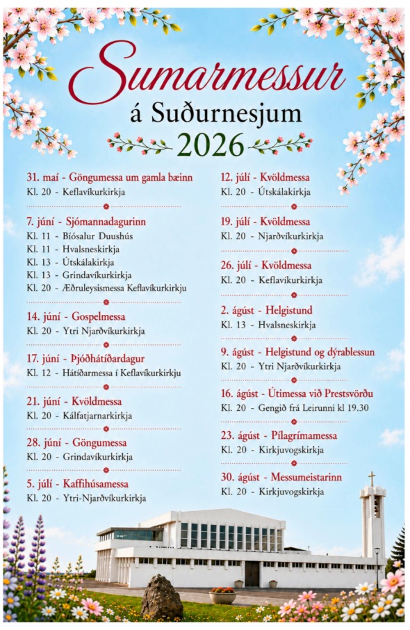 Sumarmessur á Suðurnesjum