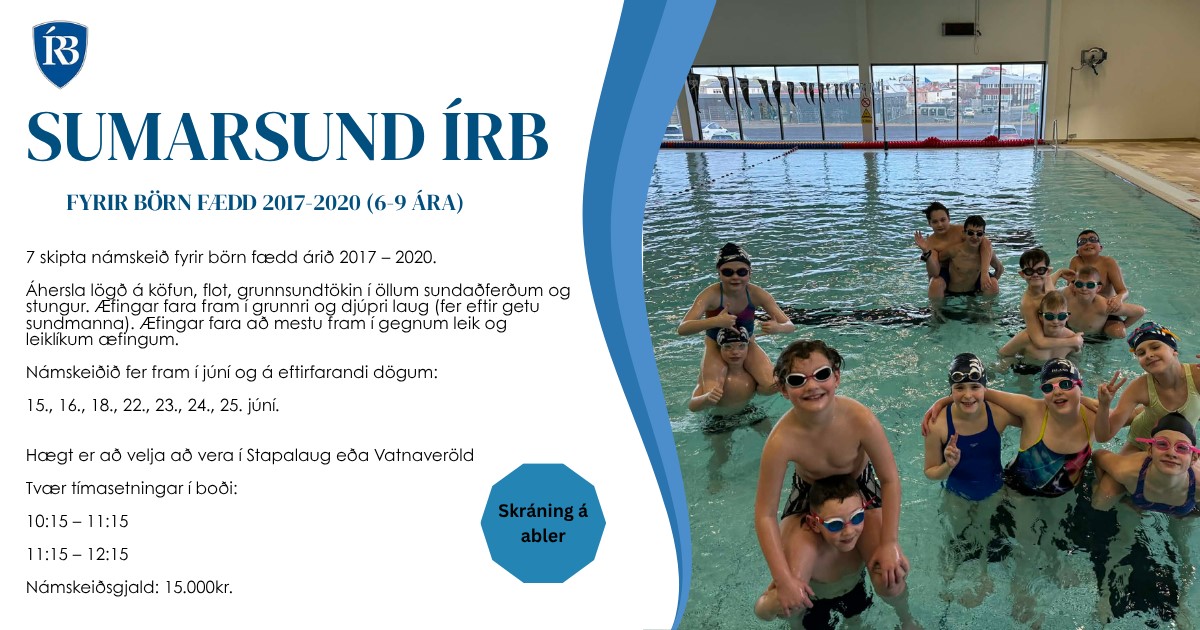 Sumarsund ÍRB fyrir 6 til 9 ára