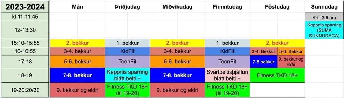 Taekwondodeild Keflavíkur kynnir !