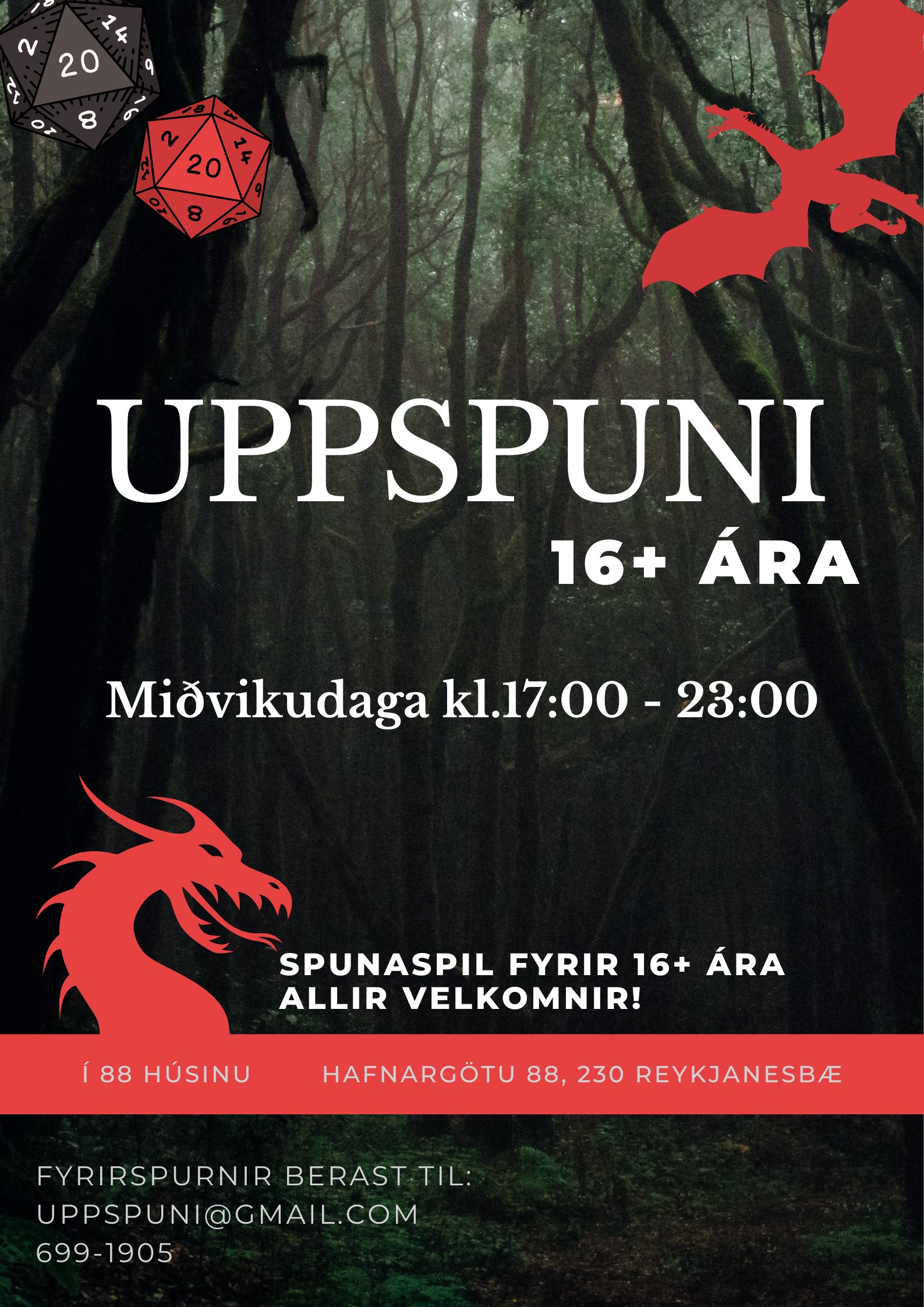 Uppspuni spunaspil fyrir 16 ára og eldri !